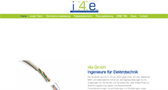 Desktop Screenshot of i4e.de