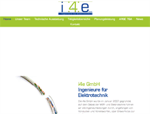 Tablet Screenshot of i4e.de